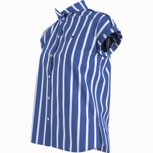 TJW RELAXED STRIPE SHIRT SS C3S MODERATE BL